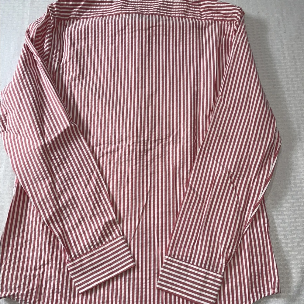 MICHAEL KORS Spring 1 Men's Button Down Dress Shirt Crimson Red Classic Fit Med